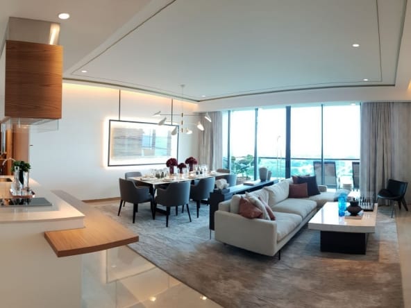 Marina One Residences Boat Quay Raffles Place Marina Singapore Living room