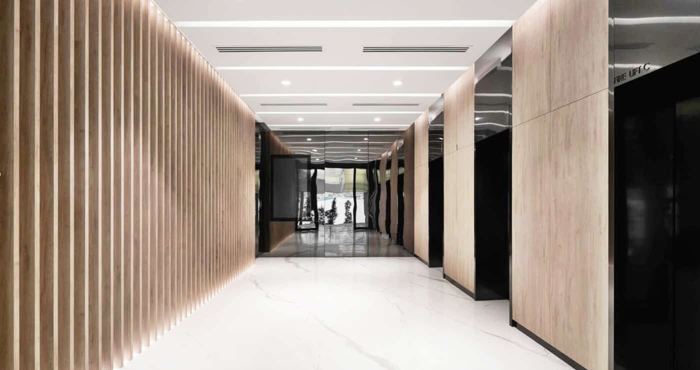 Lift lobby of 55 Market St